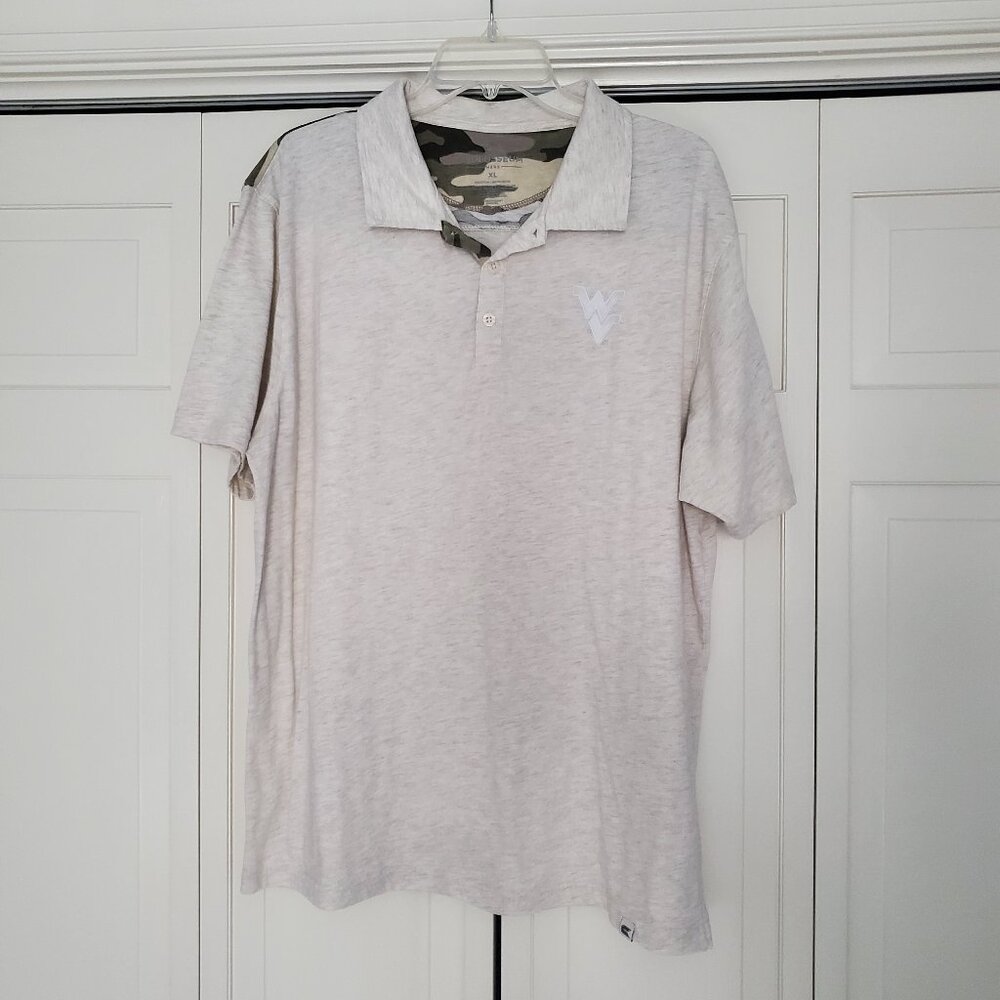 Colosseum Mens Size XL West Virginia OHT Military Appreciation Polo Golf Shirt